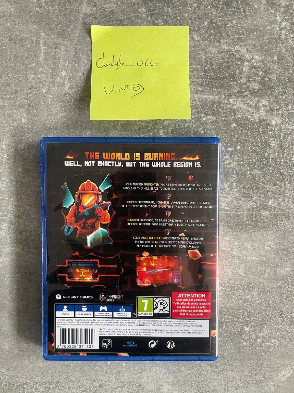 Nuckear blaze-spel voor Sony PS4 euro-versie inclusief Frans – photo 3